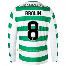 Koszulka Celtic FC Brown 8 Domowe Koszulki Piłkarskie 2018-2019 Długi Rękaw